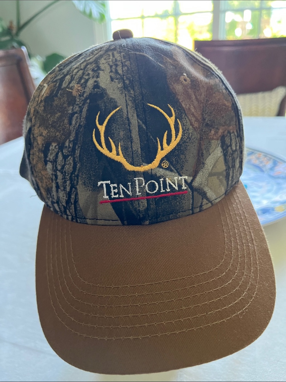 NWNT Vintage TenPoint Camouflage & Brown Hunting Baseball Men's  Cap